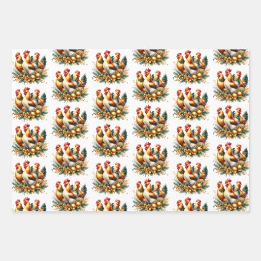 Twelve Days of Christmas  Inpakpapier Vel (Voorkant 3)