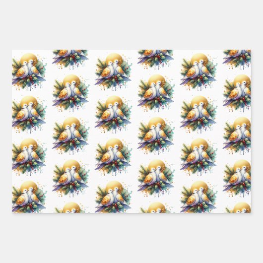 Twelve Days of Christmas  Inpakpapier Vel (Voorkant 2)