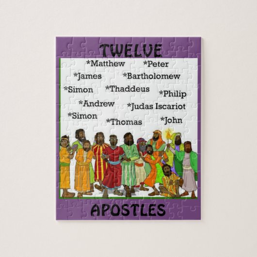 TWELVE DISCIPLES PUZZZEL LEGPUZZEL (Verticaal)