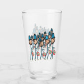 Twelve Drummers Drumming Glas (Achterkant)