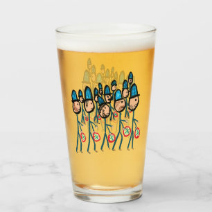 Twelve Drummers Drumming Glas