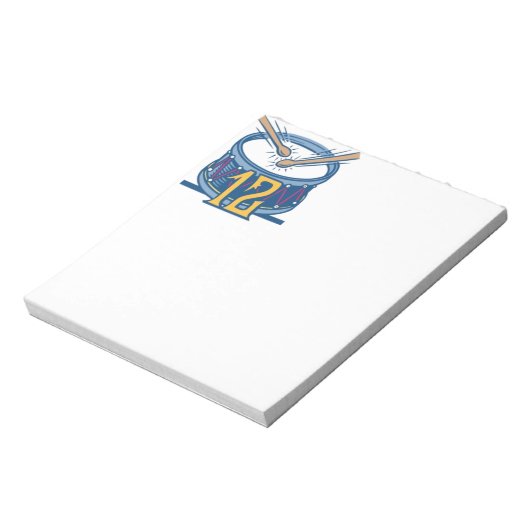 Twelve Drummers Drumming Notitieblok (Linkerzijde)