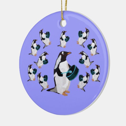 Twelve Drummers Drumming Ornament (Links)