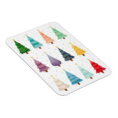 Twelve Festive Christmas Trees Magneet (Rechterzijde)