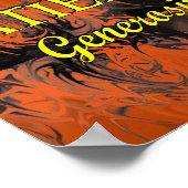 Twelve Fruits (dancing flames) Poster (Hoek)