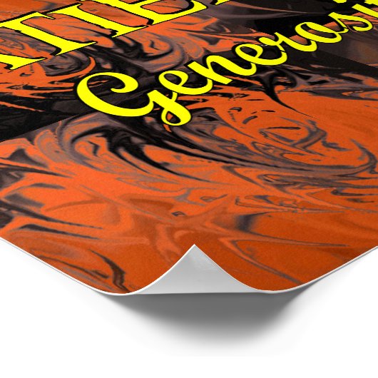 Twelve Fruits (dancing flames) Poster (Hoek)