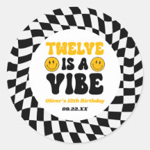 Twelve Is A Vibe Retro 12de Verjaardagsfeestje