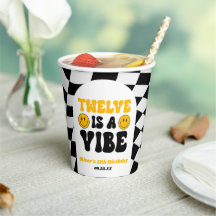Twelve Is A Vibe Retro 12e Verjaardagsfeestje
