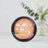 Twelve is een Vibe Groovy Retro Vinyl Rainbow Dais Kaart (Staand voorkant)