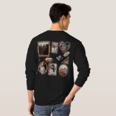 TWELVE Photos Retro Family Frame Collage T-shirt (Achterkant volledig)
