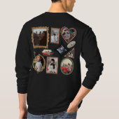 TWELVE Photos Retro Family Frame Collage T-shirt (Achterkant)