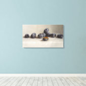 Twelve Plums Canvas Afdruk (Insitu (Houten vloer))