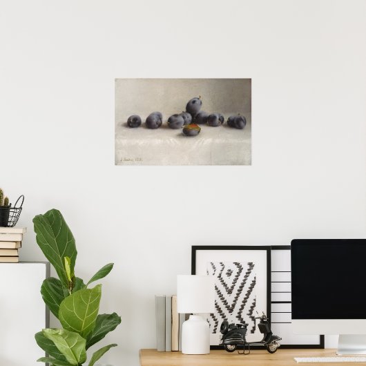 Twelve Plums Poster (Thuiskantoor)