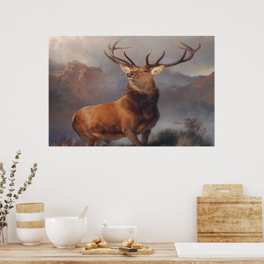 Twelve Point Buck Poster (Keuken)