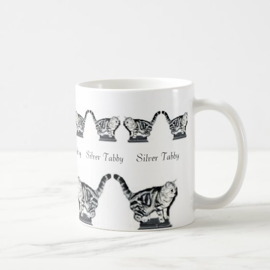 Twelve Silver Tabbies Koffiemok (Rechts)