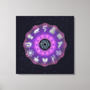 Twelve Tribes Canvas Afdruk