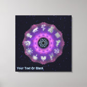 Twelve Tribes Fractal Canvas Afdruk (Voorkant)