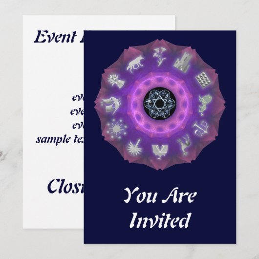 Twelve Tribes Kaart (Voorkant / Achterkant)