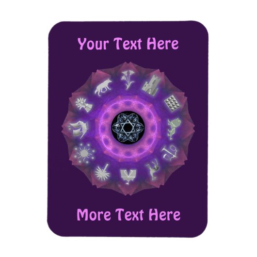 Twelve Tribes Magneet (Verticaal)