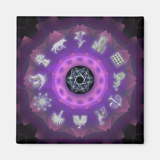 Twelve Tribes Magneet (Voorkant)