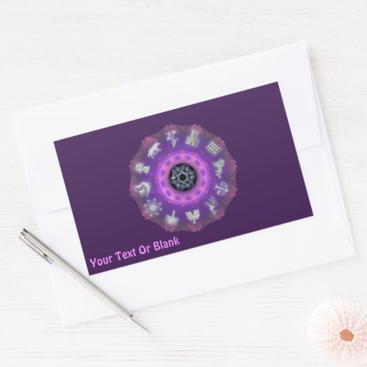 Twelve Tribes Rechthoekige Sticker (Envelop)