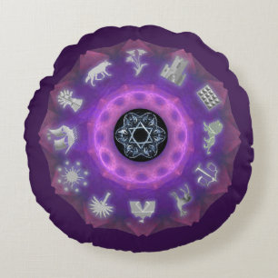 Twelve Tribes Rond Kussen