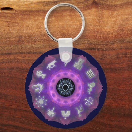 Twelve Tribes Sleutelhanger (Voorkant)