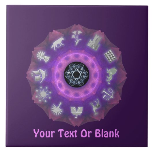 Twelve Tribes Tegeltje (Voorkant)