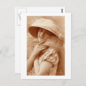 Twenties portret briefkaart (Voorkant / Achterkant)