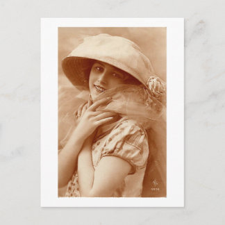 Twenties portret briefkaart