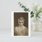 Twenties portret briefkaart (Staand voorkant)
