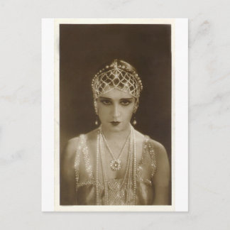 Twenties portret briefkaart