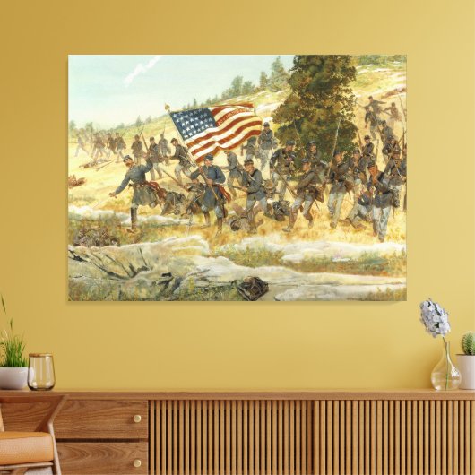 Twentieth Maine door H. Charles McBarron Print (Insitu (Woonkamer))