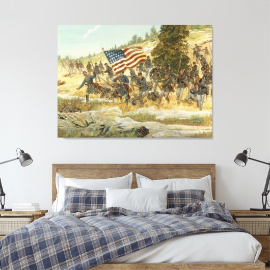 Twentieth Maine door H. Charles McBarron Print (Insitu (Slaapkamer))