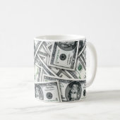 Twentigdollarbiljet Geldpatroon Koffiemok (Voorkant rechts)