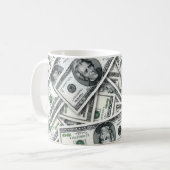 Twentigdollarbiljet Geldpatroon Koffiemok (Voorkant links)