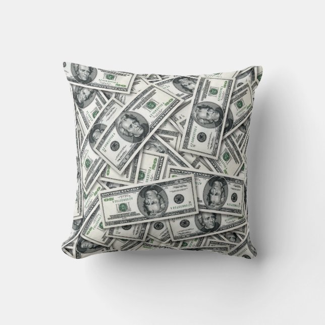 Twentigdollarbiljet Geldpatroon Kussen (Voorkant)