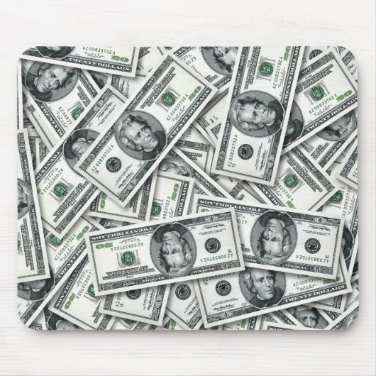 Twentigdollarbiljet Geldpatroon Muismat (Voorkant)