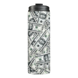 Twentigdollarbiljet Geldpatroon Thermosbeker