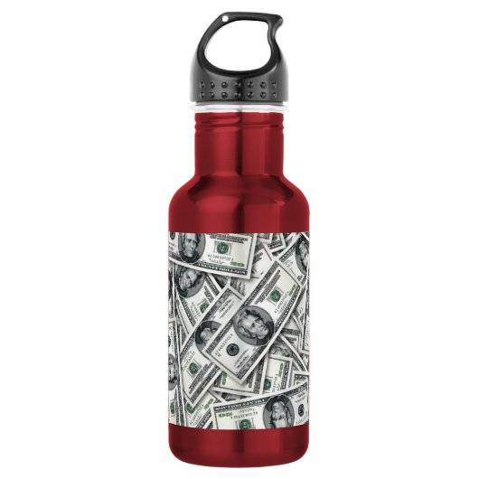 Twentigdollarbiljet Geldpatroon Waterfles (Voorkant)