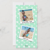 Twenty 25 Neon Brush Script 2025 Nieuwjaarsfoto Feestdagenkaart (Achterkant)