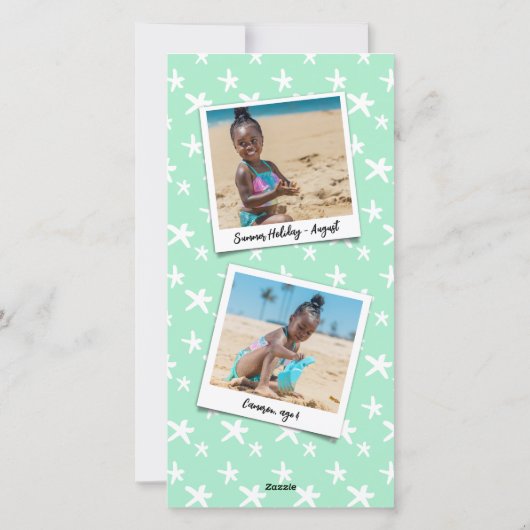 Twenty 25 Neon Brush Script 2025 Nieuwjaarsfoto Feestdagenkaart (Achterkant)