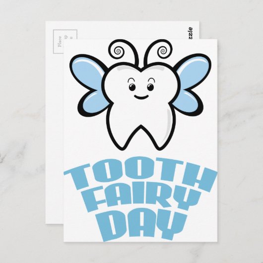 Twenty-eigh Februari - de Dag van de Fee van de Briefkaart (Voorkant / Achterkant)