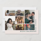 Twenty Tree Multi-Photo Holiday Kaart (Voorkant)