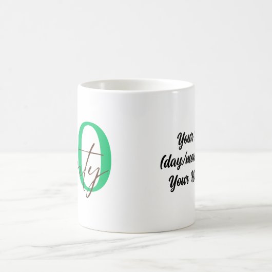 Twentyeeith Year with Personalization Koffiemok (Center)