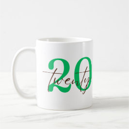 Twentyeeith Year with Personalization Koffiemok