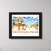 Twentynine Palms Califorina Canvas Afdruk (Voorkant)