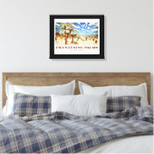 Twentynine Palms Californië Canvas Afdruk (Insitu (Slaapkamer))