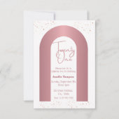 TwentyOne Roos Gouden Boog minimalistisch 21e Verj Kaart (Voorkant)