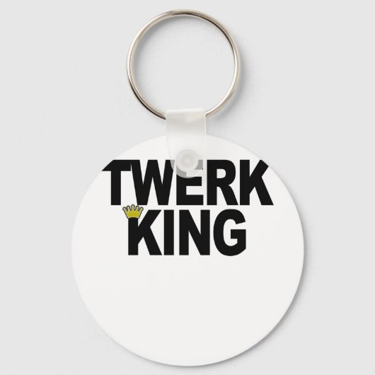 Twerk het! TWERK KING T-Shirts.png Sleutelhanger (Voorkant)